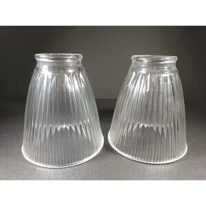 Ceiling Fan Shades Lot Of 2 Fitter 2 1/4"